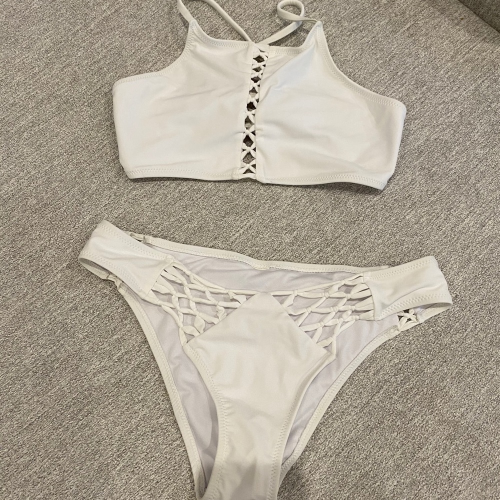 White bikini